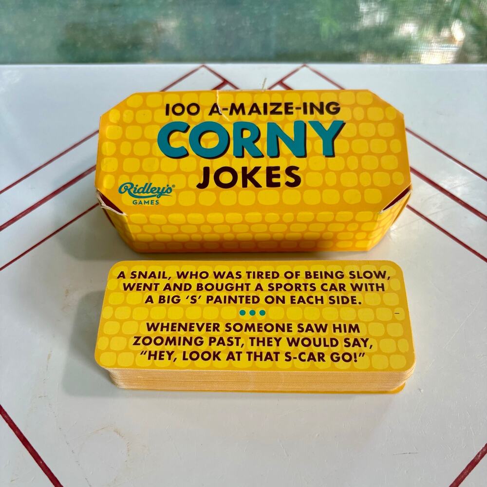 Ridley’s Corny Jokes 100 Card Dad Jokes Game